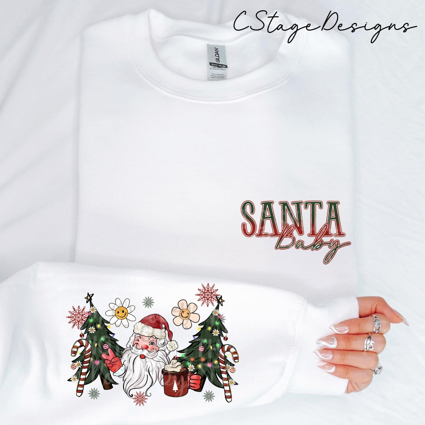 Santa Baby Digital Image PNG