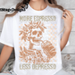 More Espresso Less Depresso Digital Image PNG