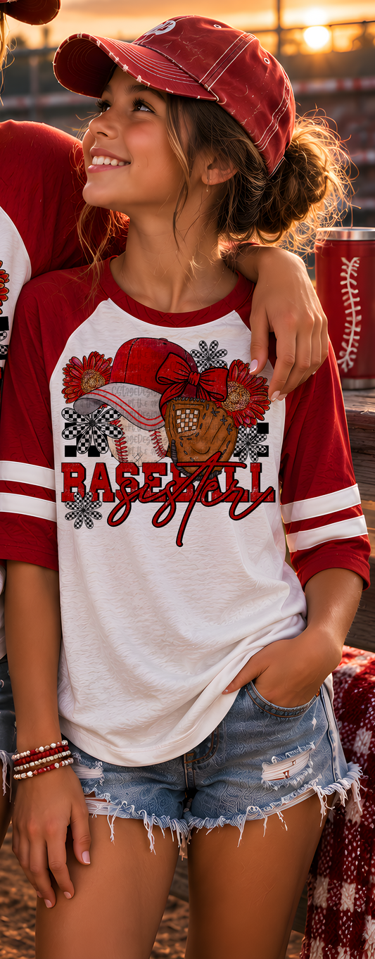Baseball Sister Design Digtial Images PNG