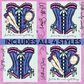 An-na corset Digital Image PNG (INCLUDES 4 DIFFERENT STYLES! YOU CAN TAKE OFF THE WORDS IF NEEDED!)