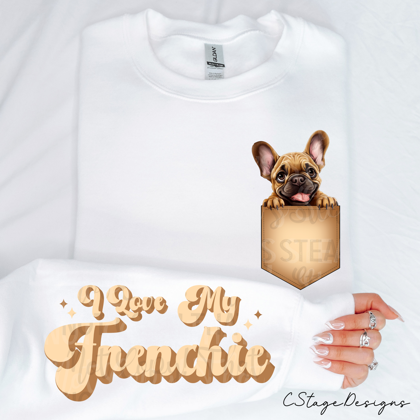 Frenchie Digital Image PNG