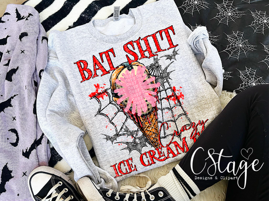 Bat Sh*t Crazy Digital Image PNG