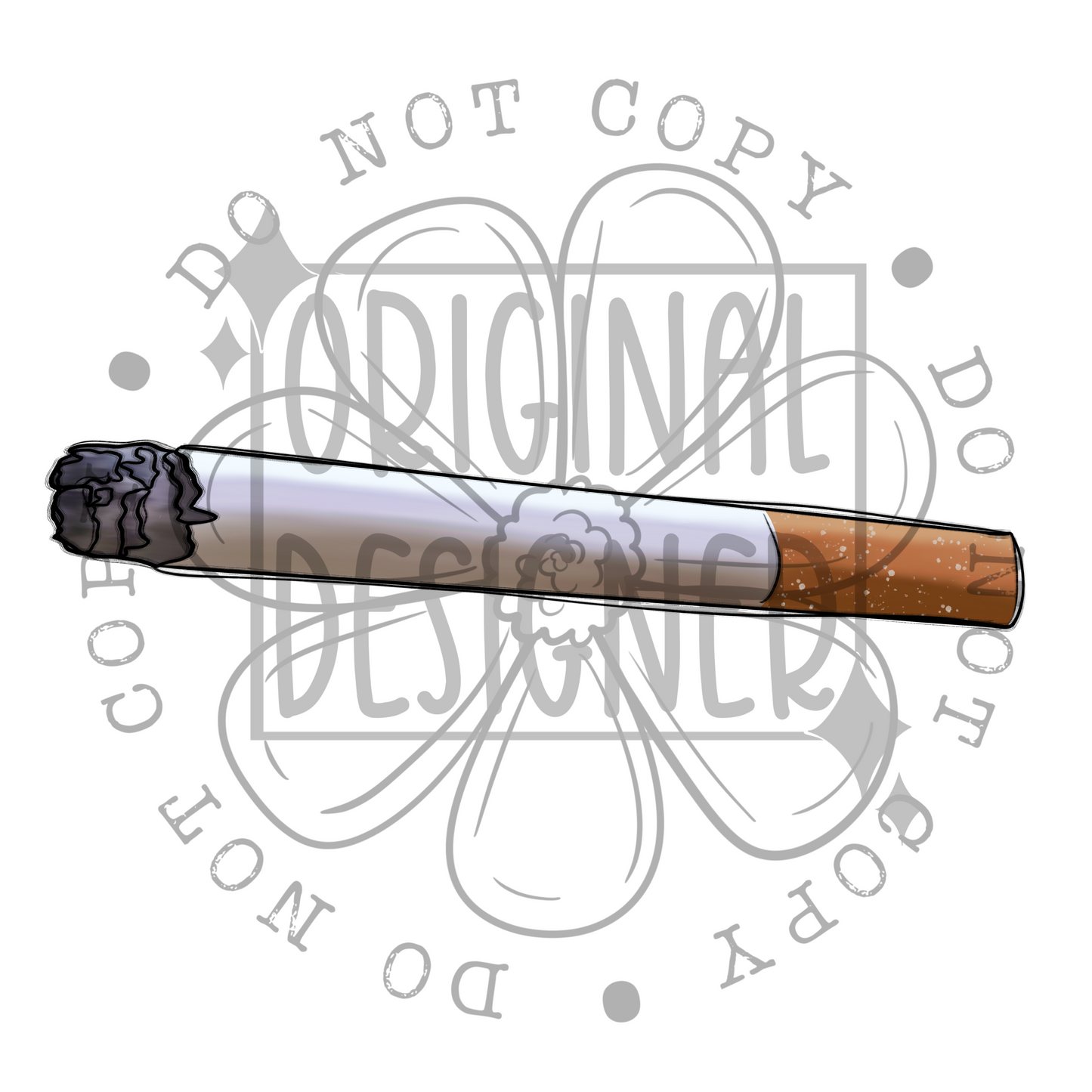 Cigarette Clipart Digital Image PNG (includes outline)