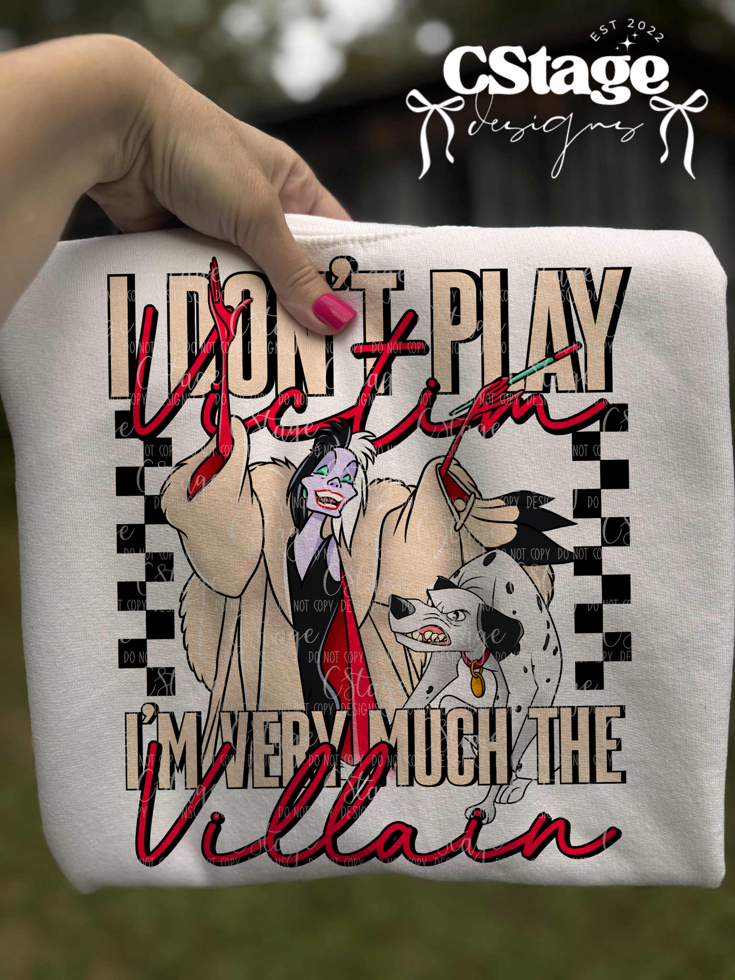 I don’t play victim digital image png