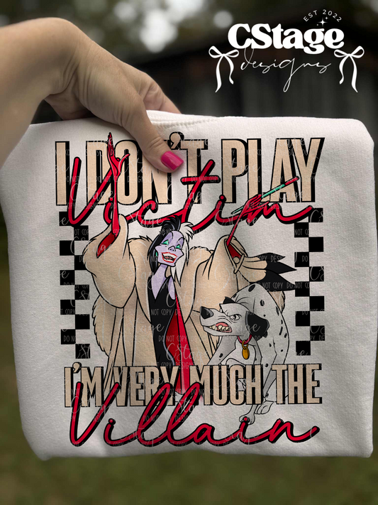 I don’t play victim digital image png