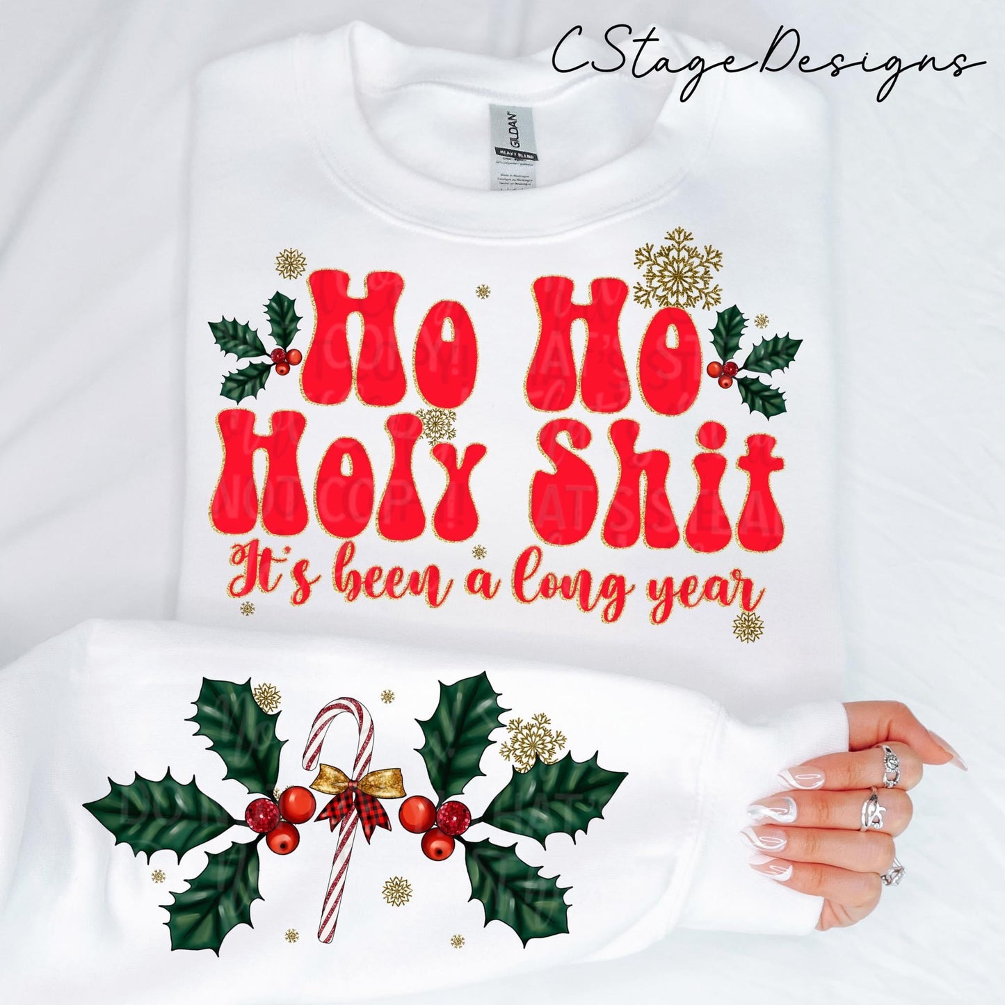 Ho Ho Holy Shit It’s been a long year Digital Image PNG