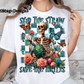 Skip the straw, save the turtles digital image png