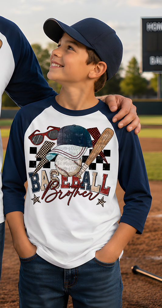 Baseball brother Design Digtial Images PNG