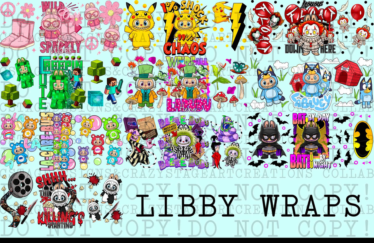 Labu Collab with Crazy Stage Art Designs