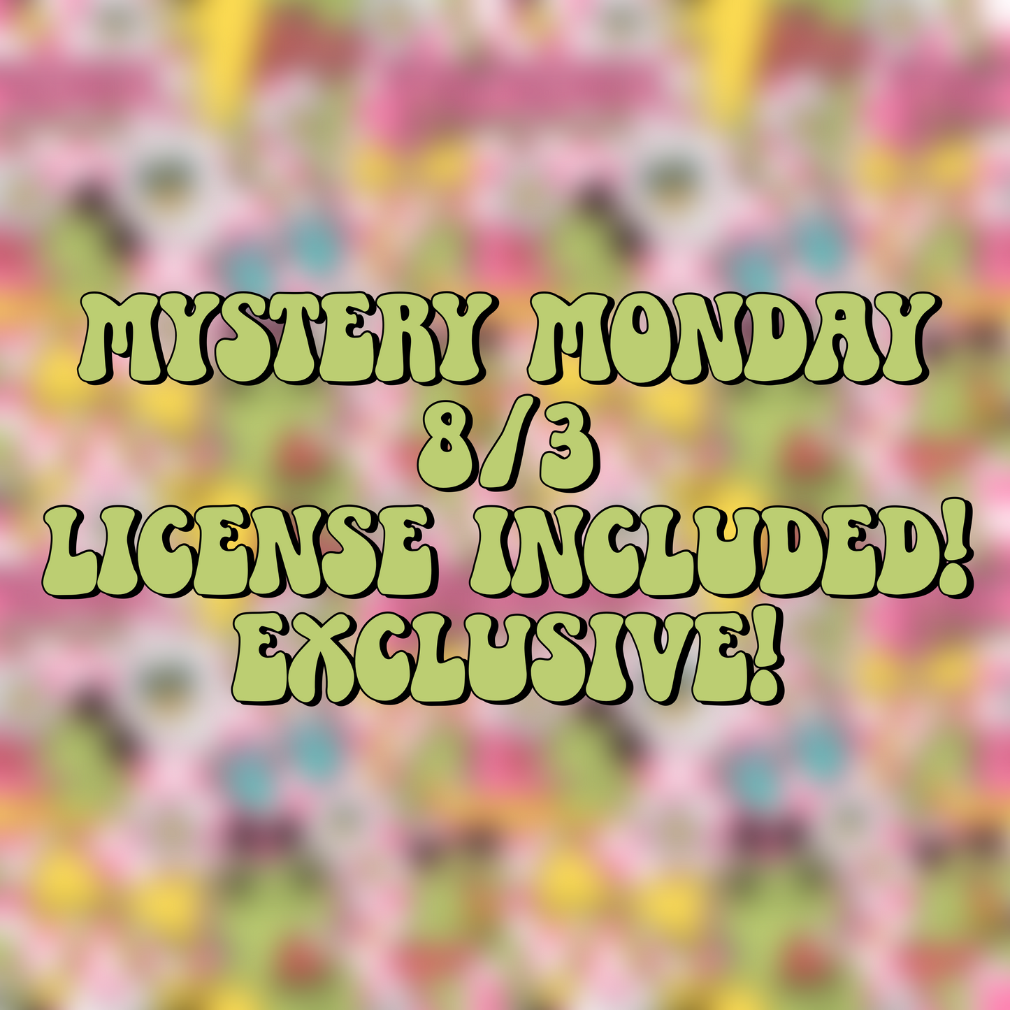 Mystery Monday 8/3 Digital Images PNG INCLUDES POCKET, LIBBY, SEAMLESS & TUMBLER WRAP