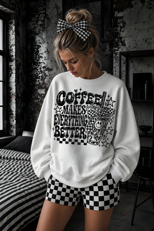 Coffee makes everything better digital images png