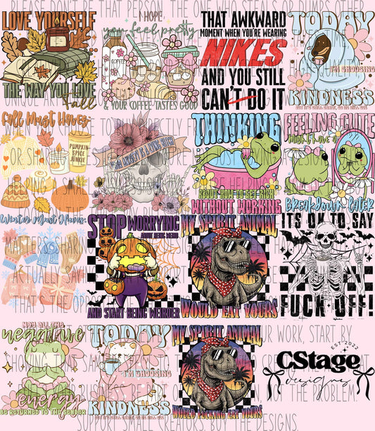 $2 Tuesday Bundle Digital Image PNG