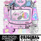 Y2K Digital Image PNG