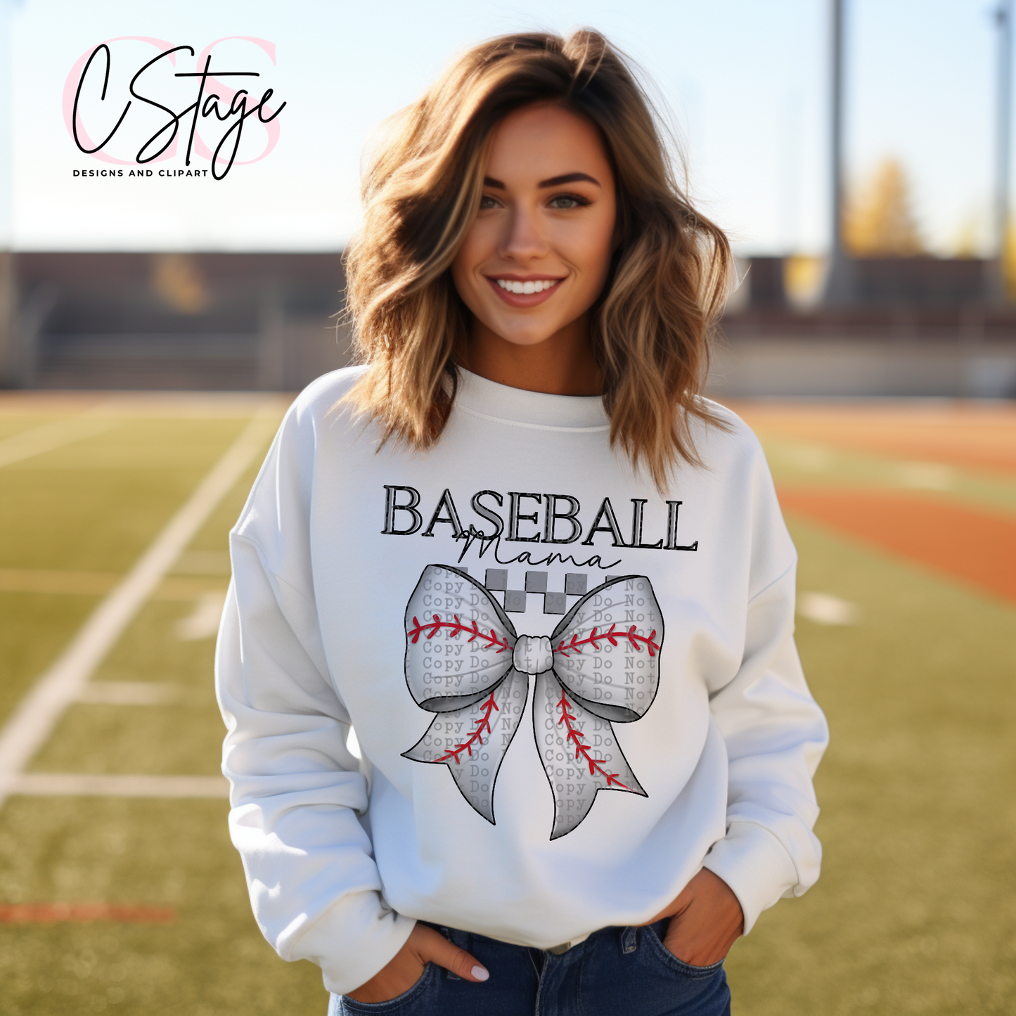 Baseball Mama Digital Image PNG