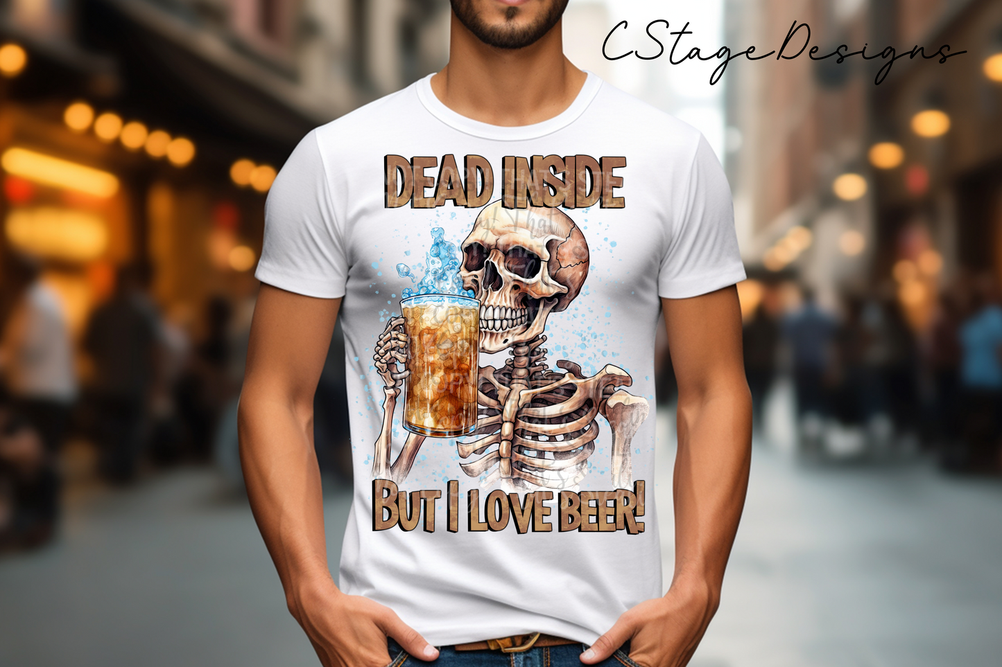 Dead inside but I love beer digital image png