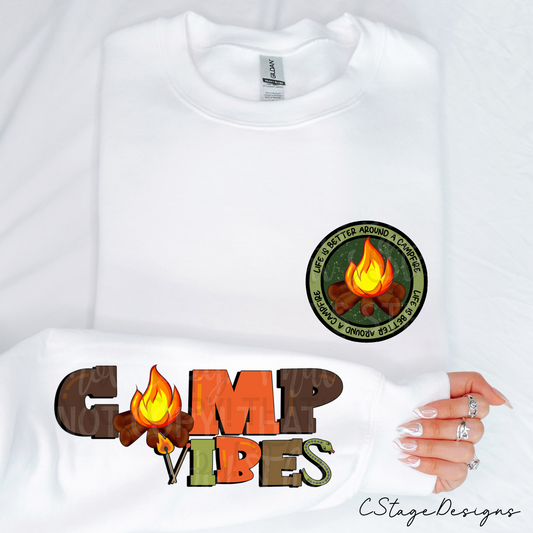 Camp vibes digital image png