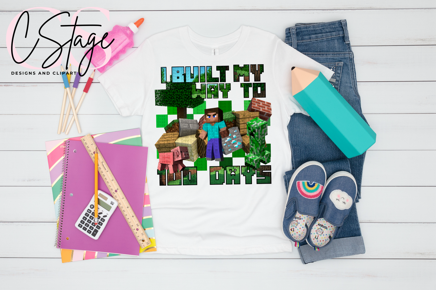 100 Days of school collab