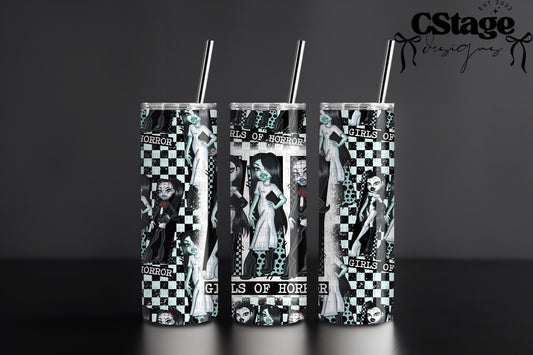 Girls of Horror Tumbler