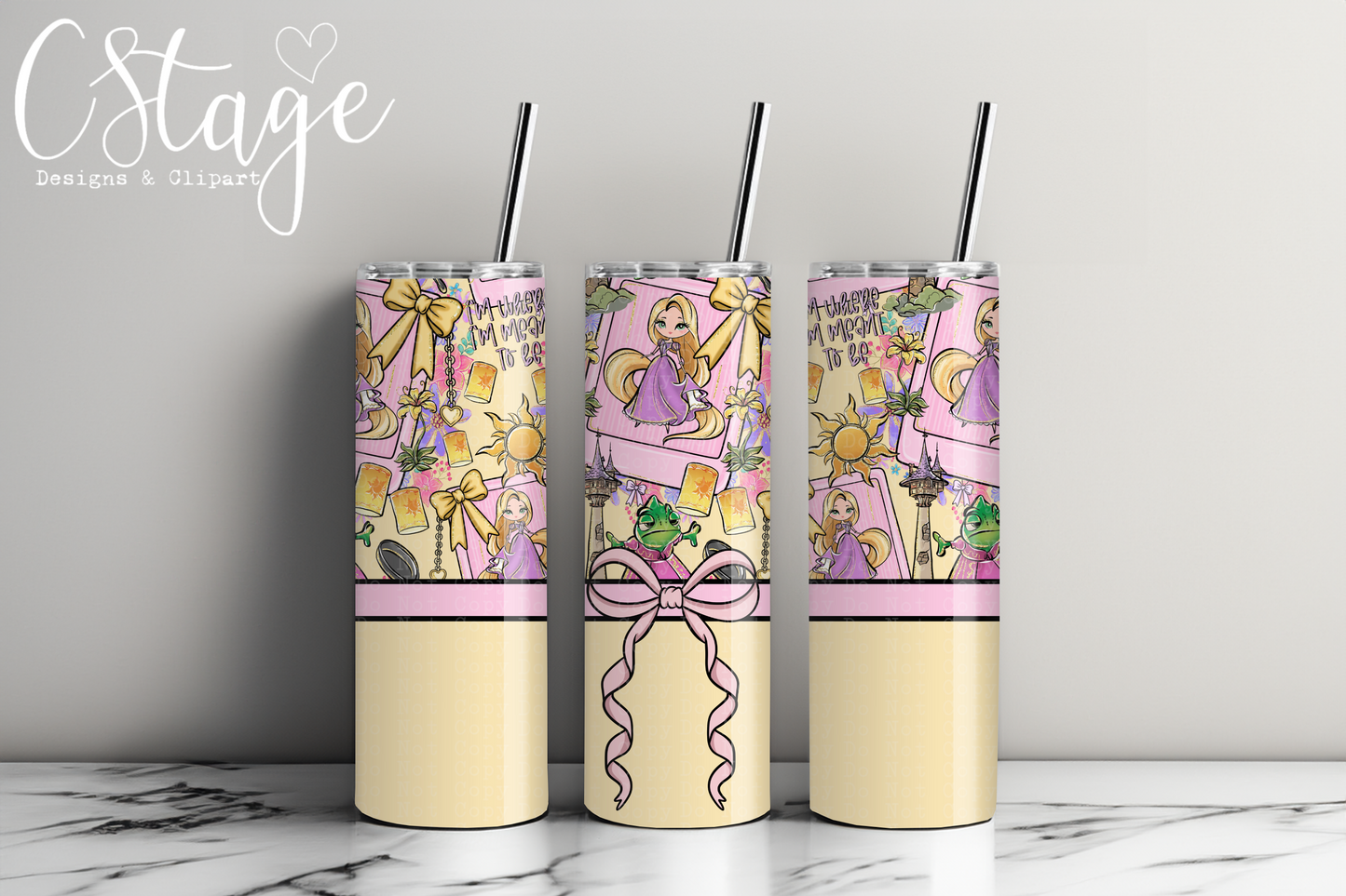 Rapun Tumbler Wrap Digital Image PNG
