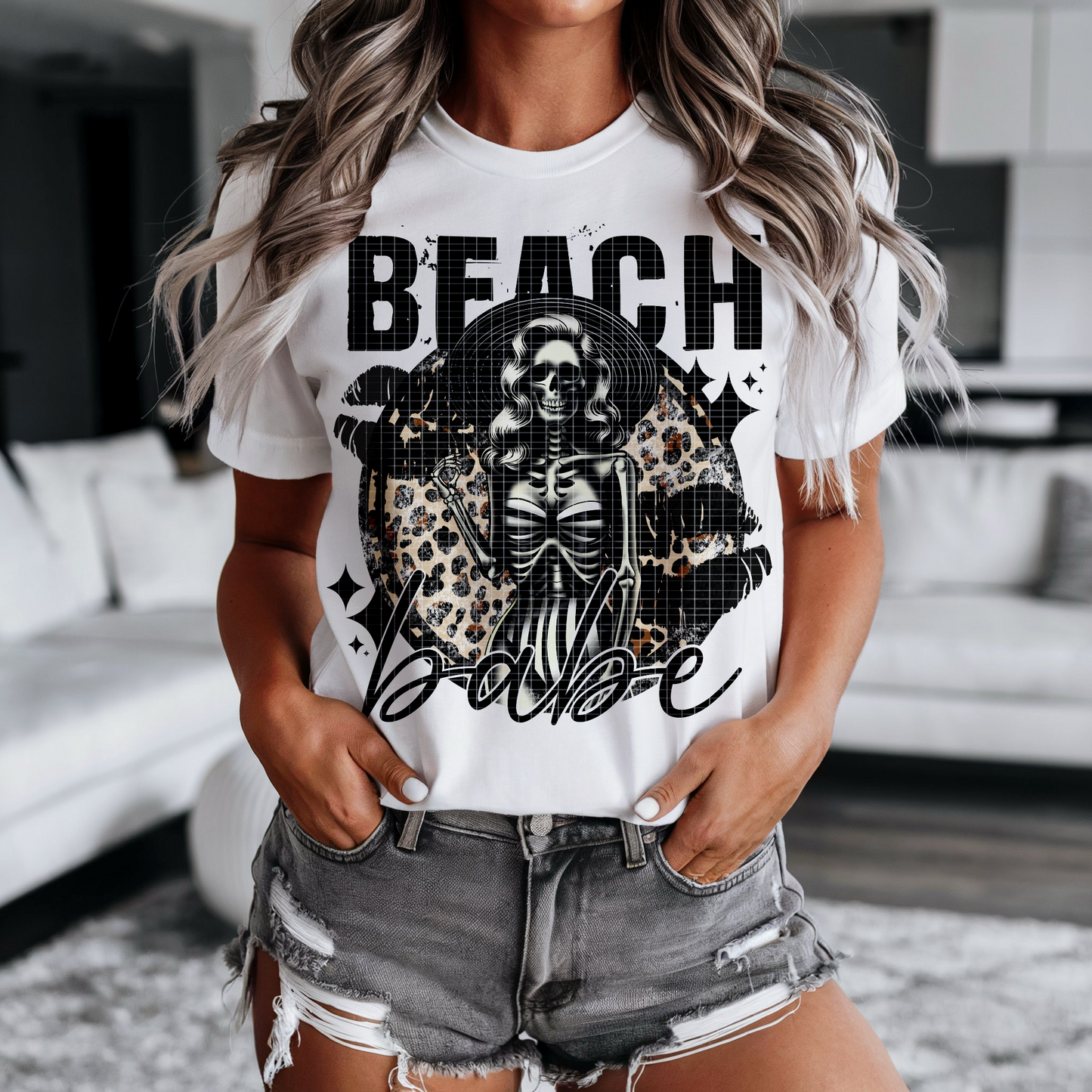 Beach babe digital image png