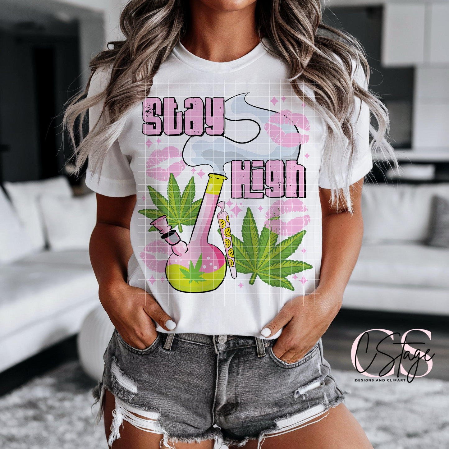 420 Stay High Digital Image PNG