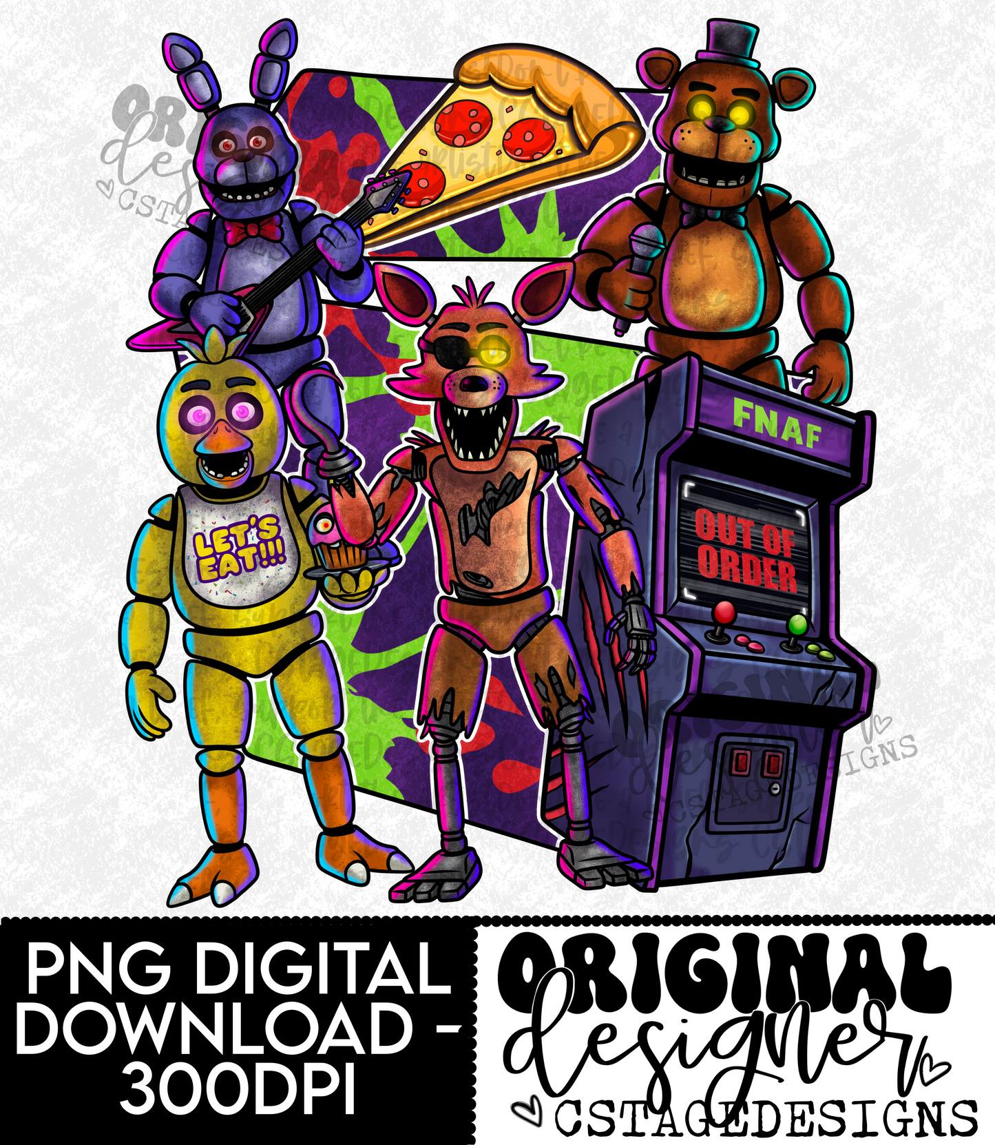 FNAF Digital Image PNG