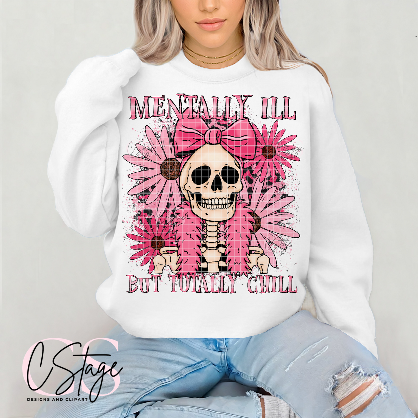 Mentally Ill, Always chill digital image png