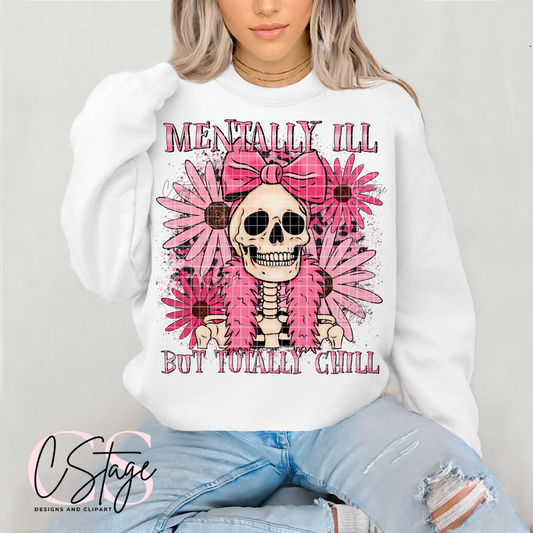Mentally Ill, Always chill digital image png