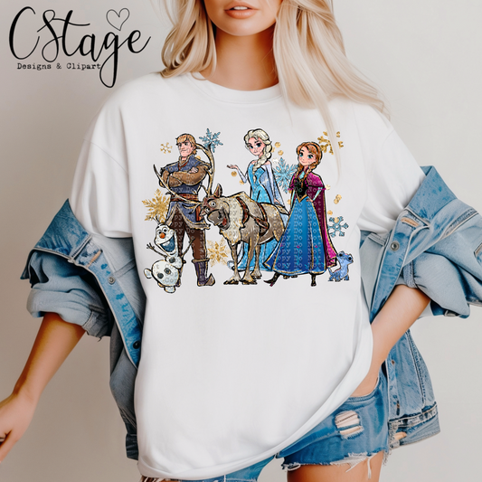 Frozen digital image png
