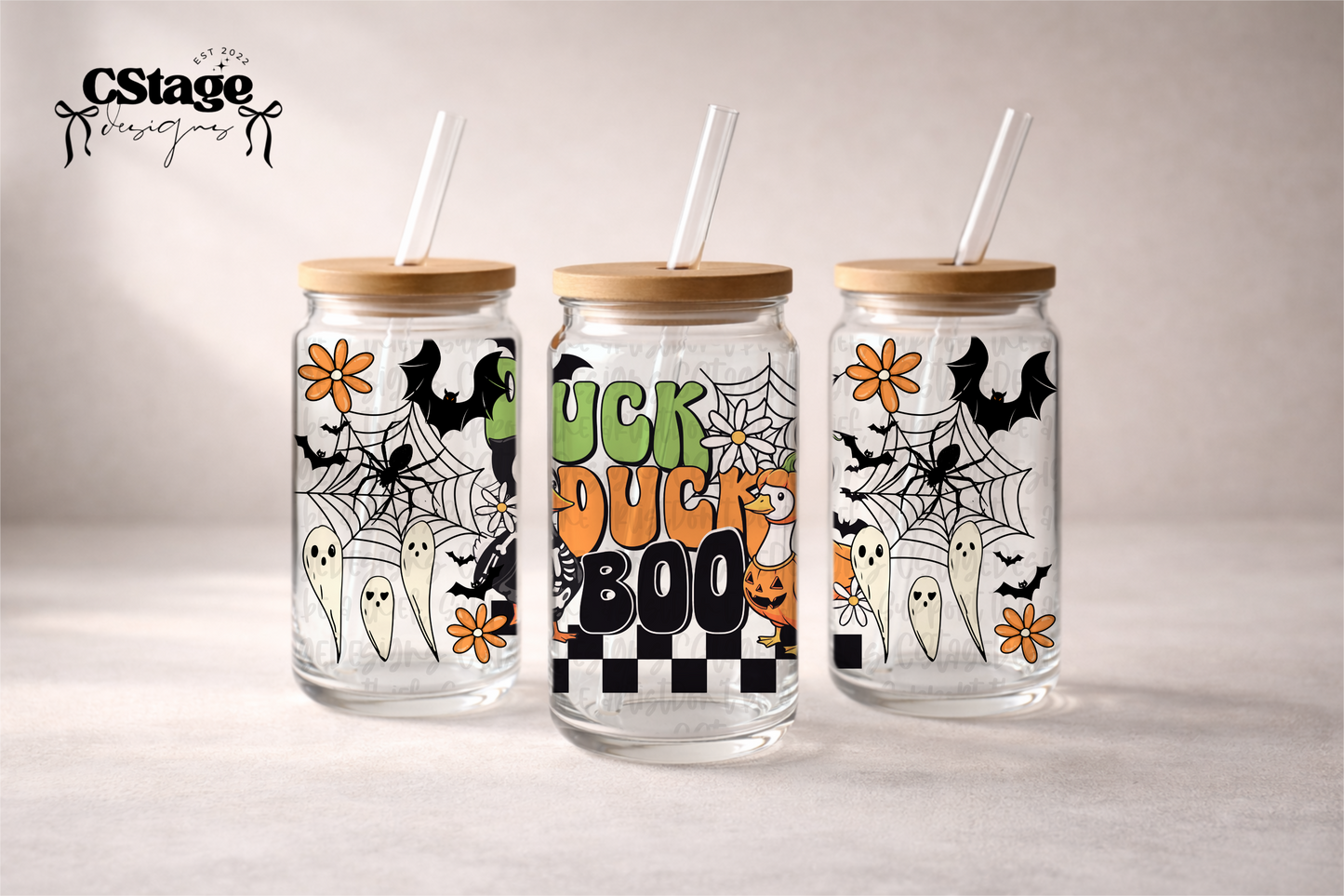 Duck duck boo Libby Wrap Digital Image PNG