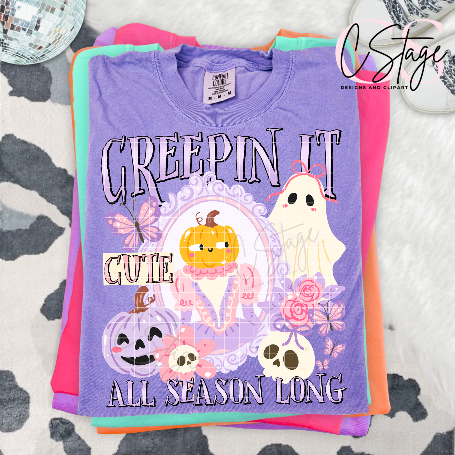 Creepin’ it Cute Digital Image PNG
