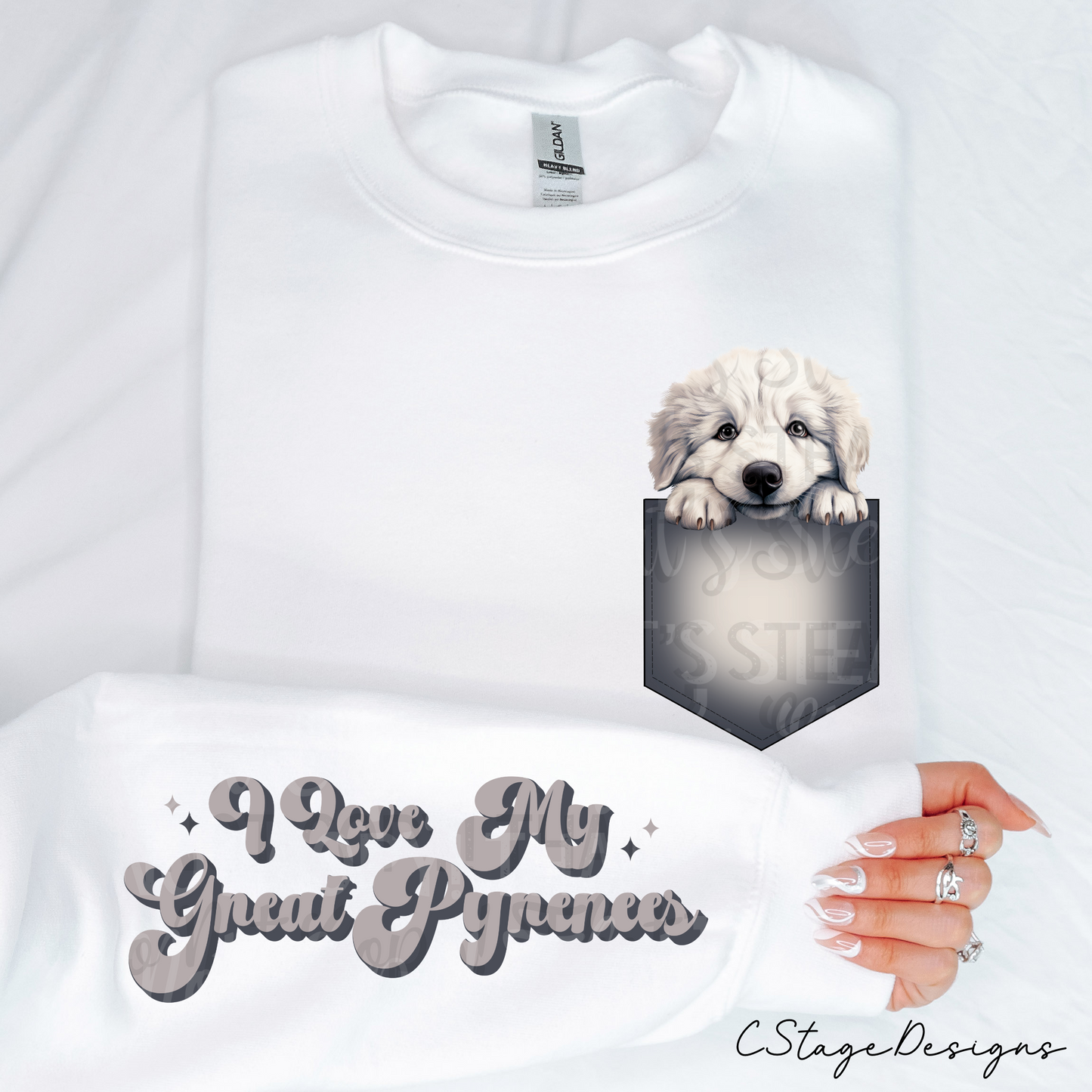 Great Pyrenees Digital Image PNG