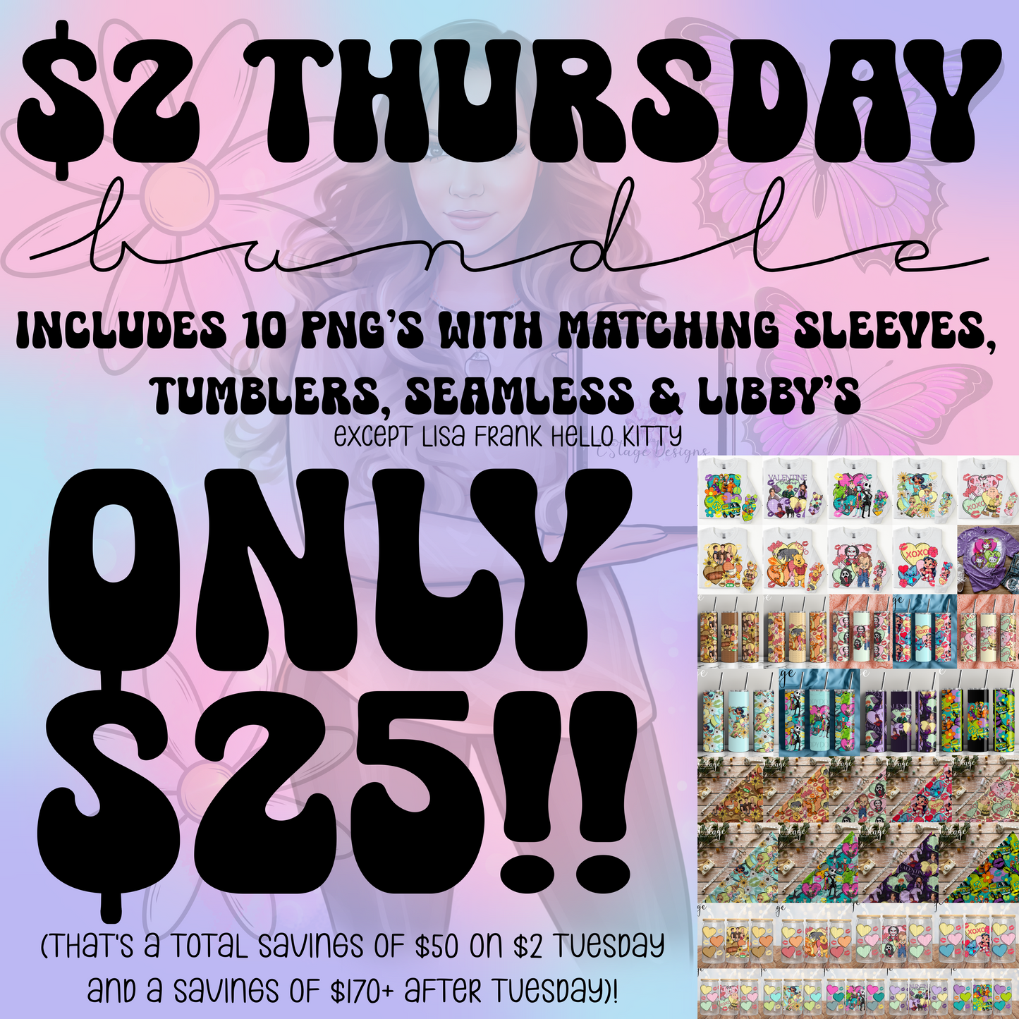 $2 Thursday Bundle Digital Image PNG