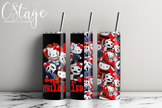 Horror HK Tumbler Digital Image PNG