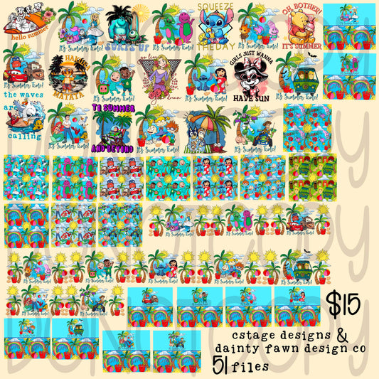 Character Summer Collab Digital Images PNG