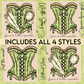Tink-er Corset Digital Image PNG (INCLUDES 4 DIFFERENT STYLES! YOU CAN TAKE OFF THE WORDS IF NEEDED!)