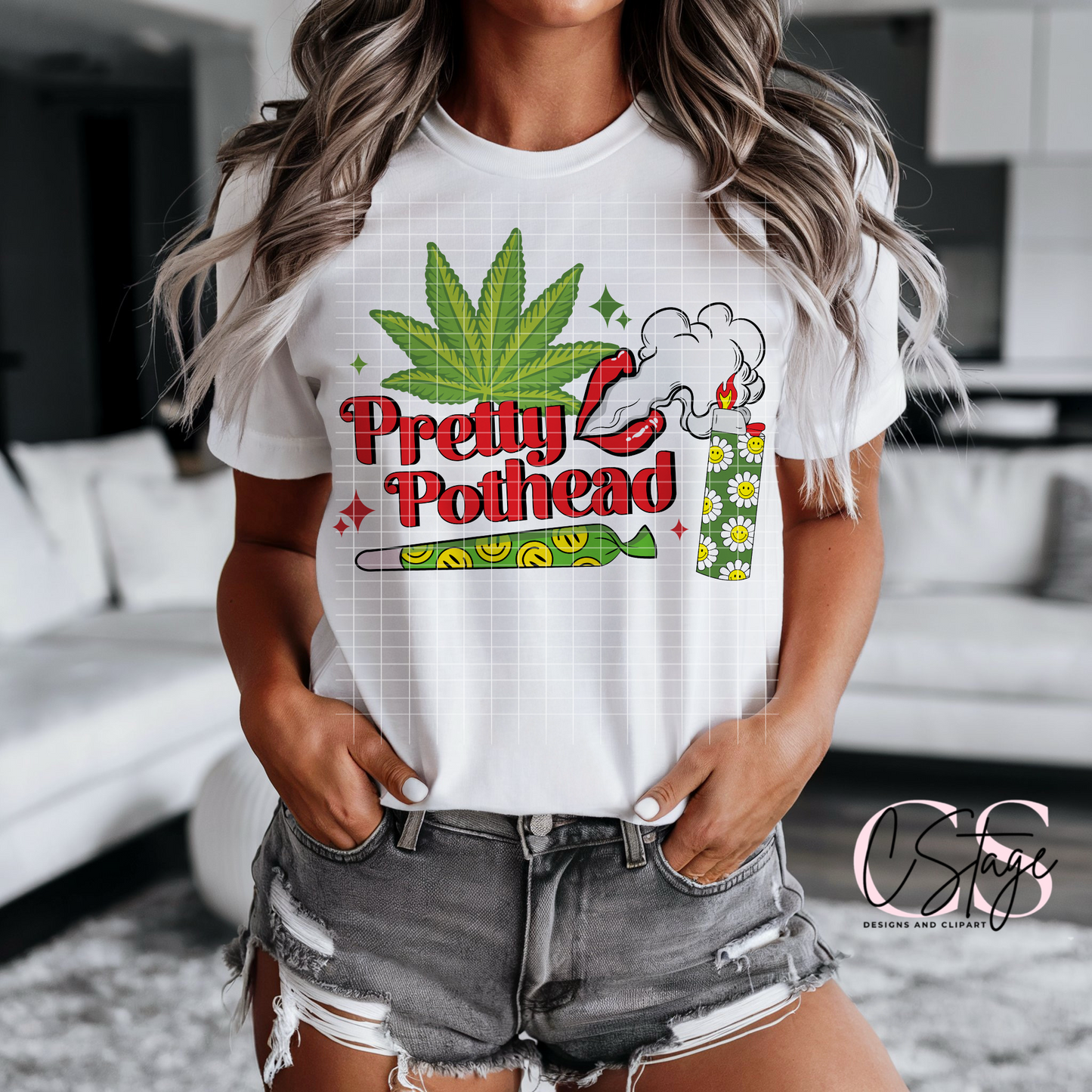 420 Pretty Pothead Digital Image PNG