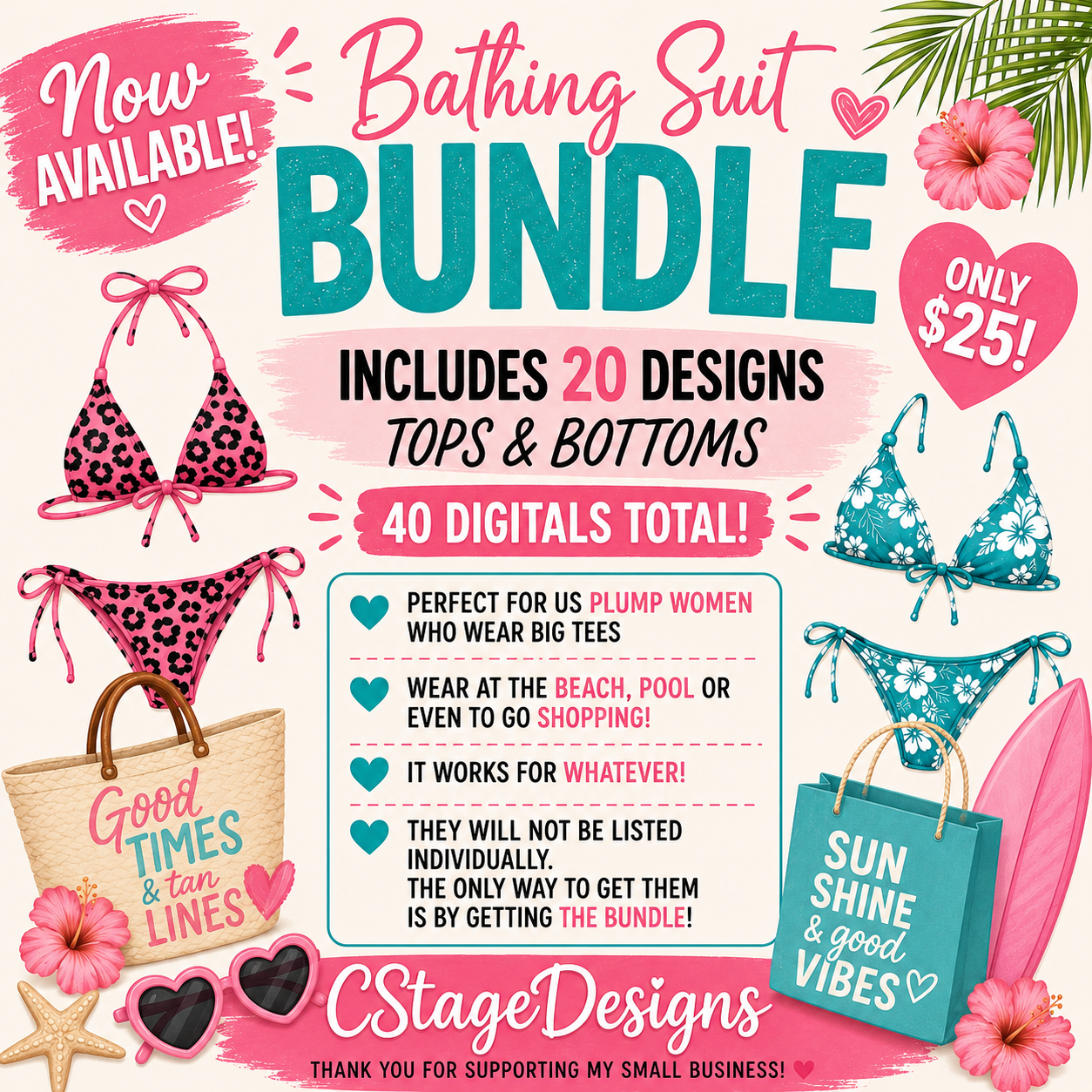 Bathing Suit SOLO Bundle BIKINIS Digital images png