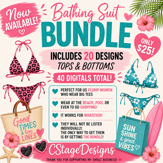 Bathing Suit SOLO Bundle BIKINIS Digital images png