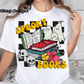 Spooky books digital image png