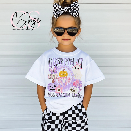 Creepin’ it Cute Digital Image PNG
