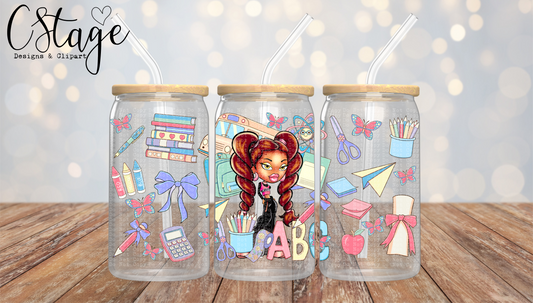 Back to School Brat Libby Digital Image PNG
