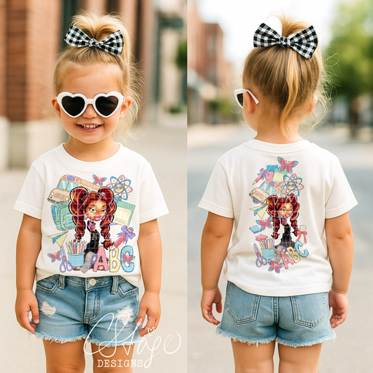 Back to School Brat Digital Image PNG
