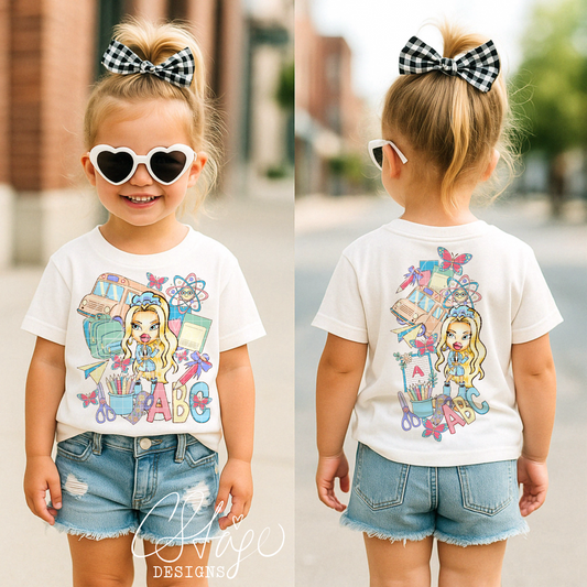 Back to School Brat Digital Image PNG