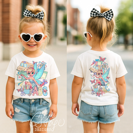 Back to School Tink Digital Image PNG
