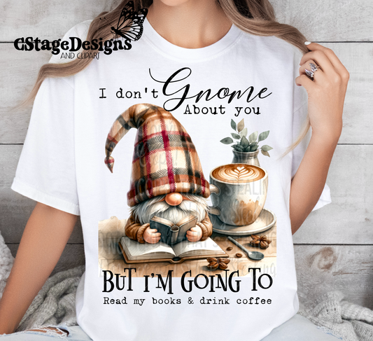 Gnome books and coffee digital image png