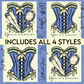 Mu-lan Corset Digital Image PNG (INCLUDES 4 DIFFERENT STYLES! YOU CAN TAKE OFF THE WORDS IF NEEDED!)