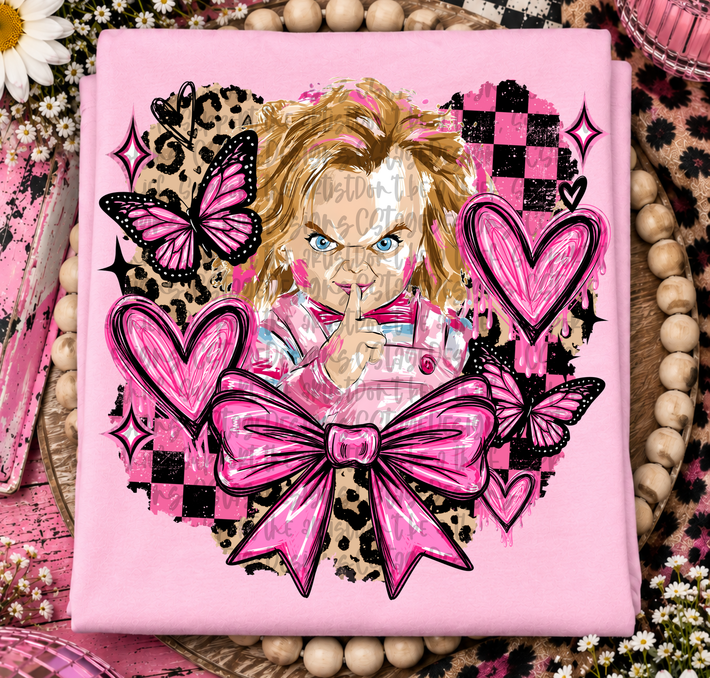 Pinks Grunge Character Digital Image PNG