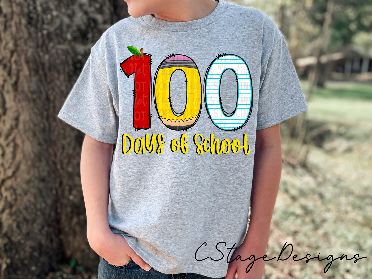 100 days of school digital image png