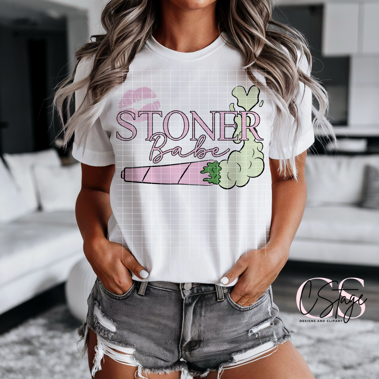 420 Stoner babe Digital Image PNG